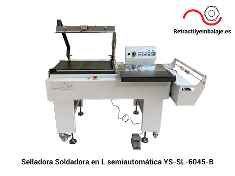 Selladora Soldadora en L semiautomática YS-SL-6045-B @RetractilyembalajeEs