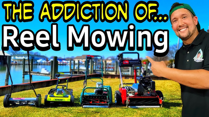 Battery Powered Cordless Reel Mower - Testing/Review 