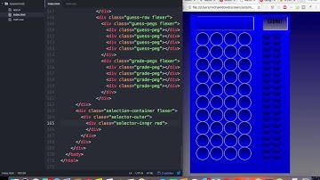 HTML CSS JavaScript jQuery Project based Tutorial - mastermind game, part 3