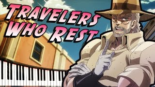 Synthesia [Piano Tutorial] JoJo’s Bizarre Adventure Stardust Crusaders - Travelers Who Rest