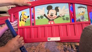 Assembling Delta children’s Disney Mickey Mouse bed and toy box for my grandson 🤗￼ screenshot 1