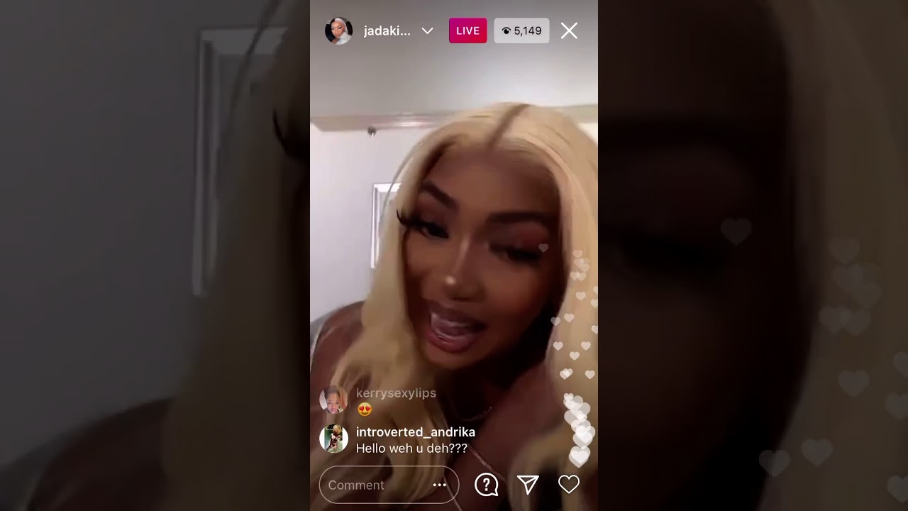 Jada K Rapper Jada Kingdom Twerking Live To Vybz Kartel music on Instagram - YouTube