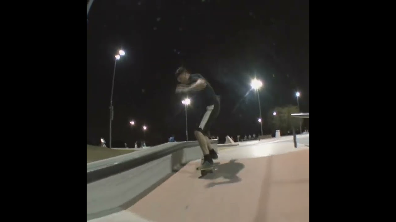 5050 kickflip at vandergriff skatepark Arlington texas