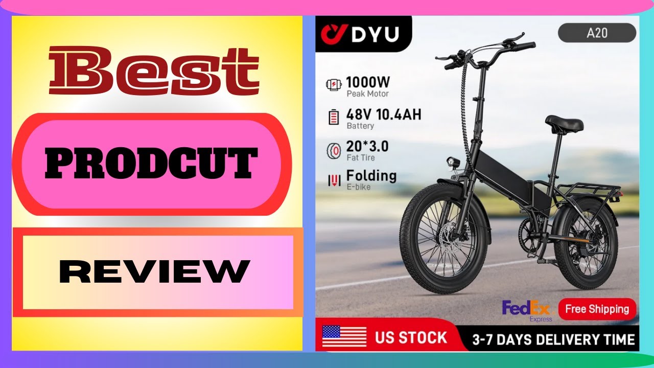 A20 Electric Bicycle 1200W Peak Motor 48V10.4AH Lithium Battery Electric Bike