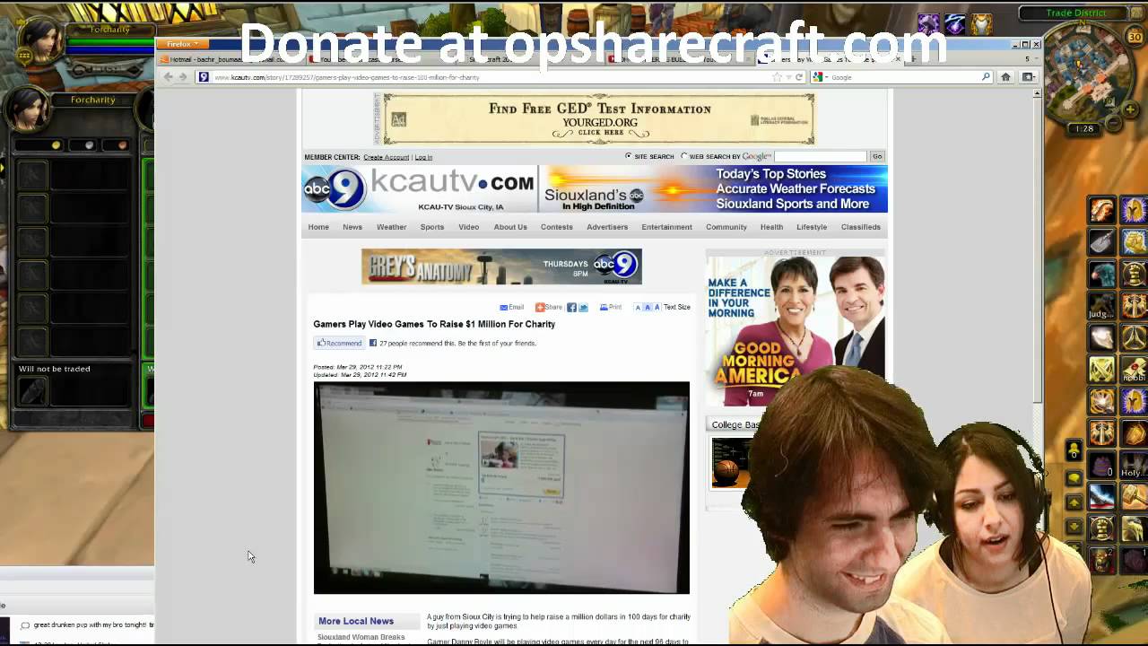 Athenelive.com #32 - Sharecraft2012 On The News