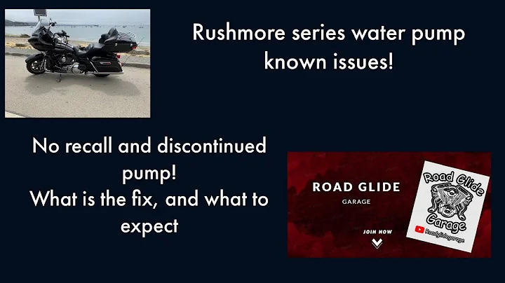 Water pump on 2014-2016 Harley Rushmore Touring Bikes Is Bad! And No Recall??