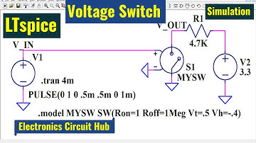 Voltage Switch Simulation in LTspice