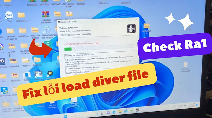 Sửa lỗi fail to load ios device driver năm 2024