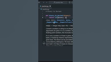 Binary to Decimal | #python #pythonprogramming#coding#learnpython #pythonforbeginners