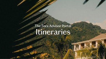 The Fora Booking Platform: Introducing Itineraries