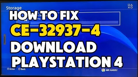 How To Fix PS4 Error CE-32937-4 Failed To Download Data