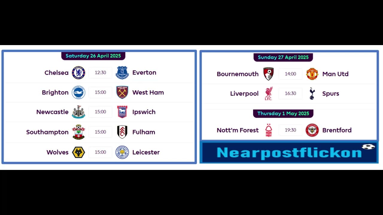 Gameweek 34: Premier League Preview