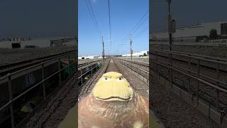Squishy Monkey Goes Splat On The Train Tracks