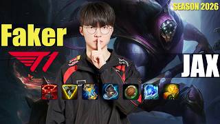 T1 Faker JAX vs OTP IVERN Top - Patch 26.16 KR Ranked | lolrec