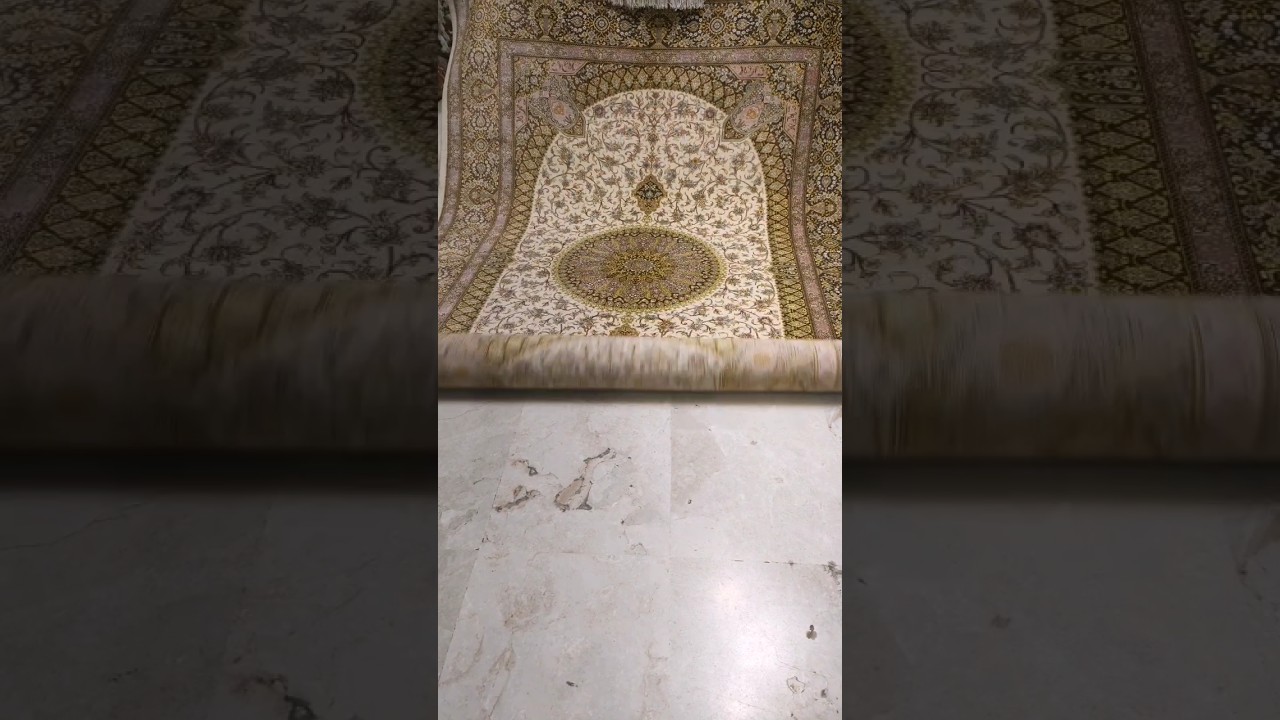 Experience ASMR Bliss with Handmade Luxury Silk Rug 