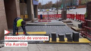 Obres de millora a la Via Aurèlia, Sabadell screenshot 1