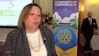 Naperville Rotary Wraps Mayor Emeritus Pradel in Valor