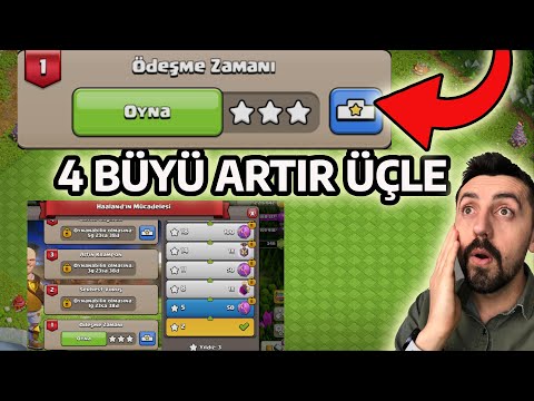 HAALANDIN MÜCADELESİ ÖDEŞME ZAMANI ÇOK KOLAY ÜÇLE CLASH OF CLANS