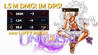 UPDATED LUFFY(JOYFUL CAPTAIN) BEST BUILD does *1.5M DMG!* in Universal Tower Defense X screenshot 3