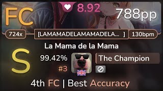 8.9⭐The Champion | El Alfa El Jefe x CJ x El Cherry Scom - La Mama de la Mama 99.42% FC #3 | 788pp