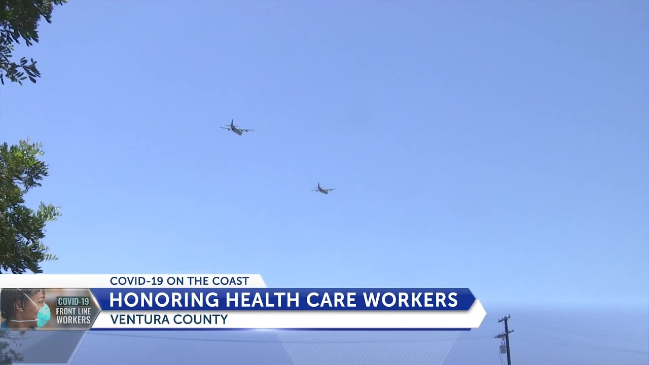 Flyover soars over Ventura County Hospitals, Santa Barbara Cottage Hospital YouTube