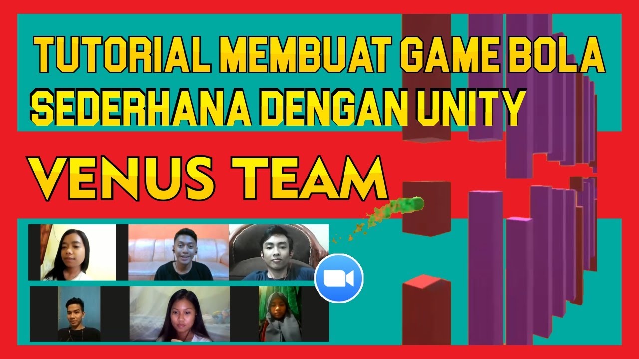 TUTORIAL MEMBUAT GAME BOLA SEDERHANA DENGAN UNITY - VENUS TEAM - YouTube