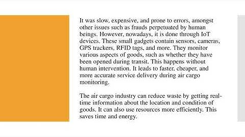 Lars Winkelbauer - How is Air Cargo Going Green and Smart with IoT and Blockchain?