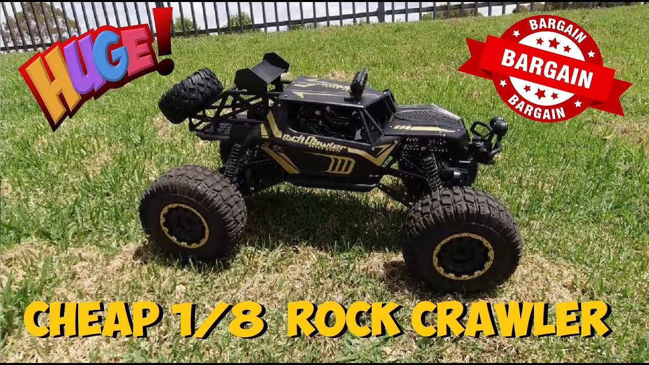 Voiture RC Rock Crawler 2,4 GHz 1:8 51 cm or