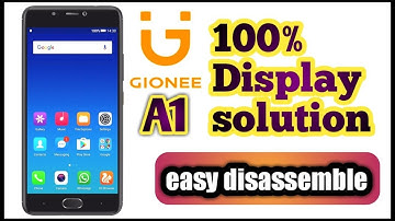 How to change touch and display on gionee A1.