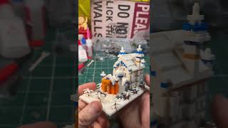 A micro brick model build random kit off AliExpress