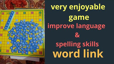 Improve language and spelling skill | wordlink game|#earlychildhoodbyuma