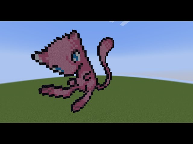 マイクラドット絵】ポケモン図鑑151ミュウ - YouTube
