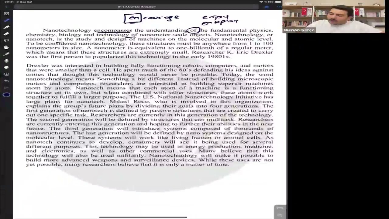 BYE BYE AKADEMİ - NUMAN HOCA İLE YDS PARAGRAF ANALİZ DERSİ