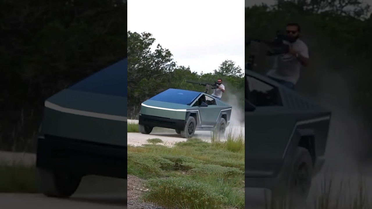 YouTuber Transforms Cybertruck into Halo Warthog 🔥