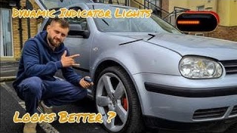 Dynamic Indicator Lights VW Golf MK4 *Sweeping Side*