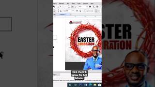 Easter Flyer Design #shorts #easter