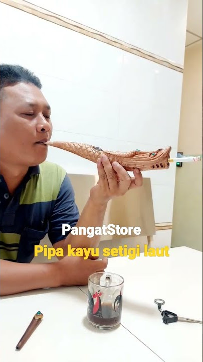 Pipa ukir naga bonar kayu setigi laut. #antik #cangklong #unik #kerajinantangan #piparokok #firal