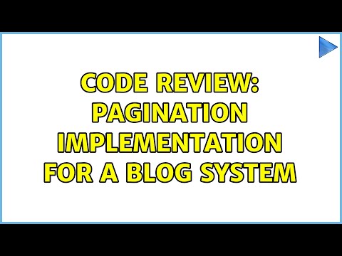 Code Review: Pagination