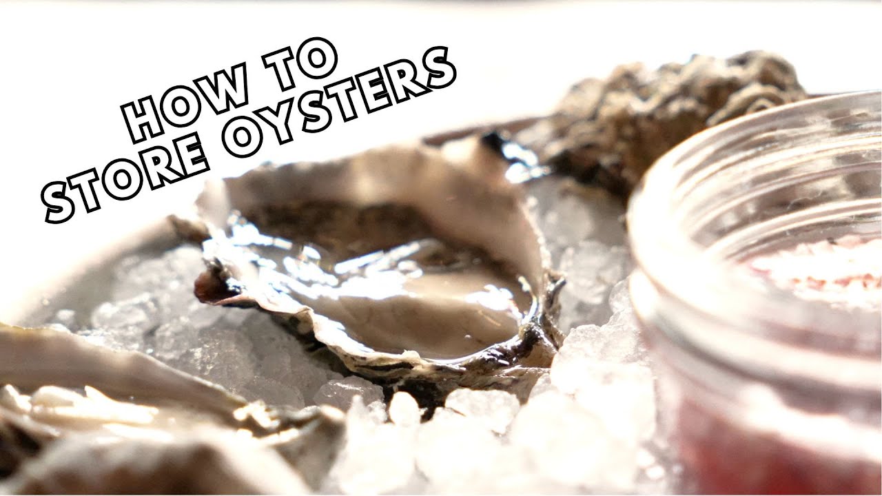 How to Store Oysters After Buying Them