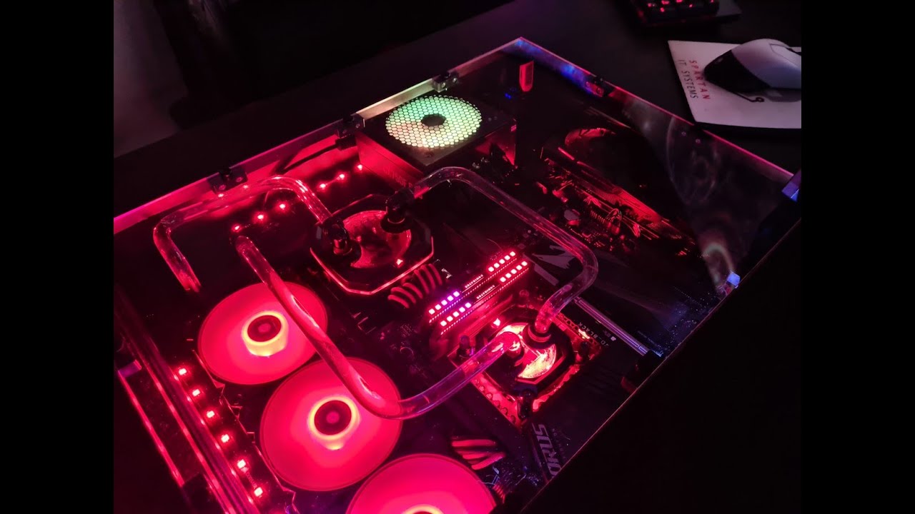 Spartan PC Build - Custom Desk Design