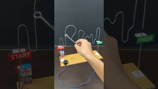 Buzz Wire Game For Kids 🥳 #science #buzzgame #buzzer #buzzwiregame #scienceproject