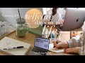 slow days in my life | turning 20, studying French, college updates, taking things slow