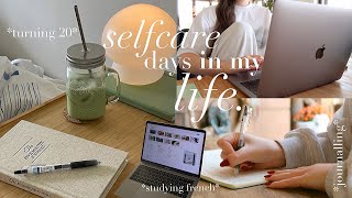 slow days in my life | turning 20, studying French, college updates, taking things slow