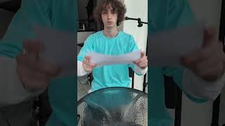 Infinite spin origami #viral #origami #usa 
