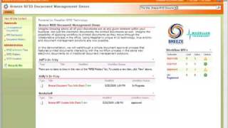 Breeze RFID Document Management Demo screenshot 4