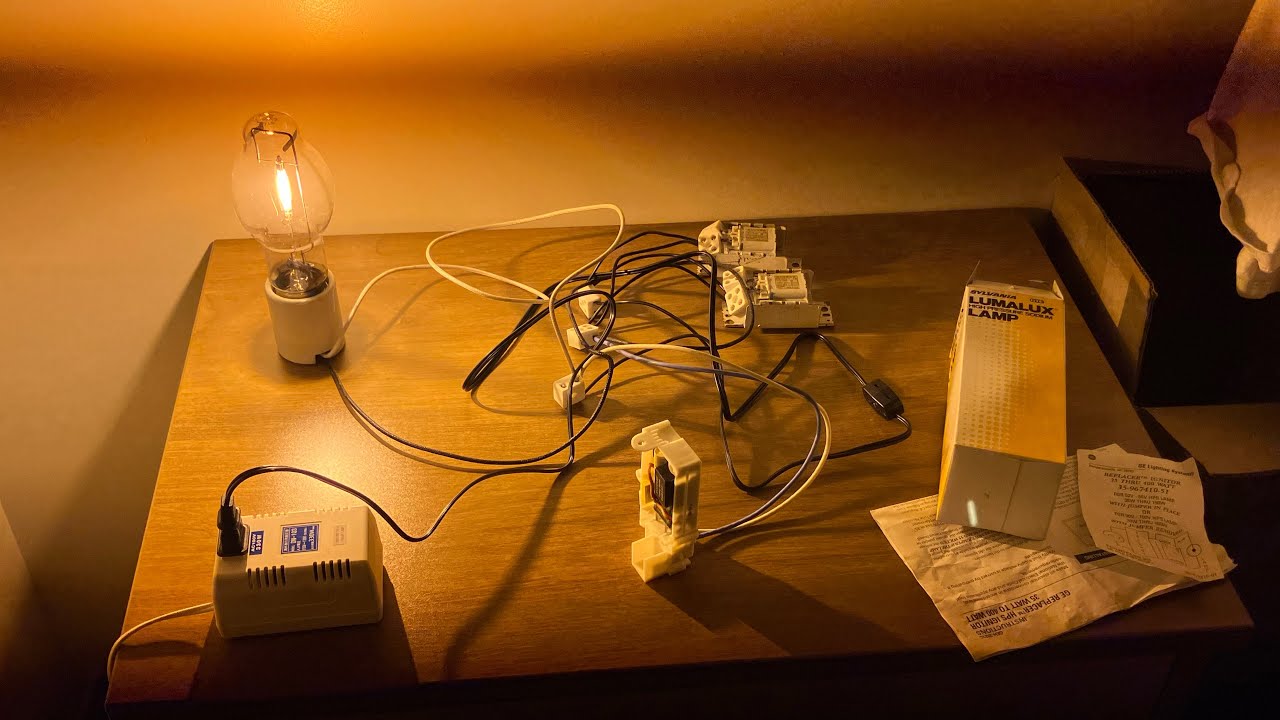 アメリカ製の低ワット高圧ナトリウムランプを日本の100V電源で動作させる方法