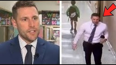 Principal is caught in school hallways doing something that left parents speechless