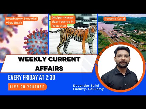 Stay Informed - Weekly Current Affairs Round Up with Devender Saini | UPSC CSE/IAS | Edukemy