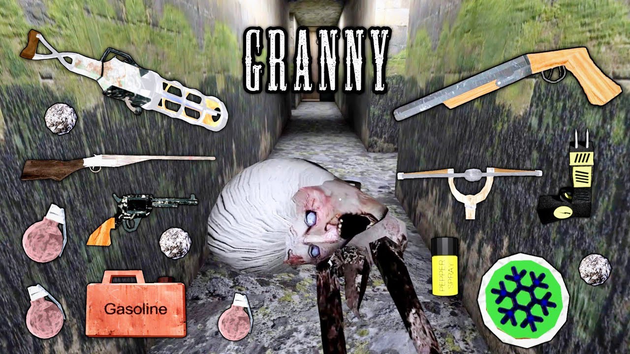 Granny 1.9 Remake Using All Weapons To Kill Spider Mom | Granny New Update