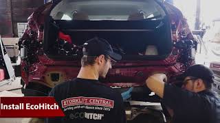 2017-2018 Subaru Impreza Hatchback Hidden EcoHitch Trailer Hitch Installation